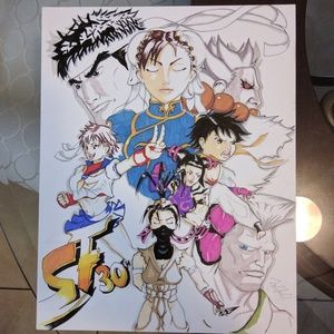 Street Fighter 30th anniversary Art